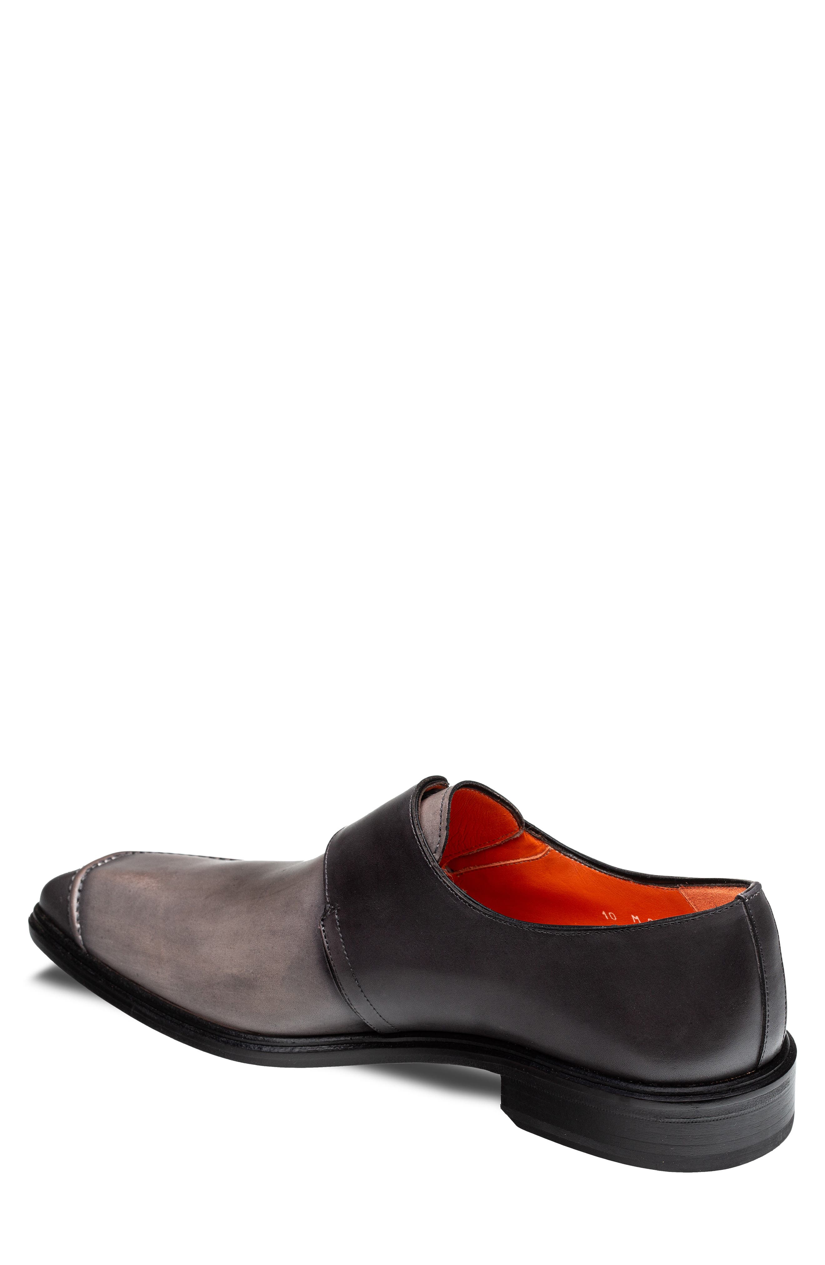 Tahoe Monk Strap Shoe, Alternate, color, GREY / BLACK