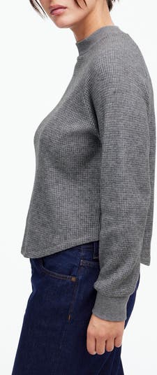 Madewell Long Sleeve Waffle Knit Crewneck T-Shirt | Nordstrom