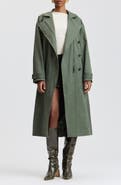 Avec Les Filles Asymmetric Oversized Trench Coat