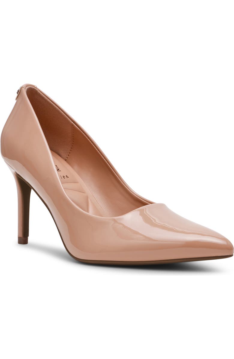 Anne Klein Paleen Stiletto Pump, Main, color, Beige Patent