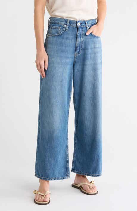 Annie Ankle Wide Leg Jeans