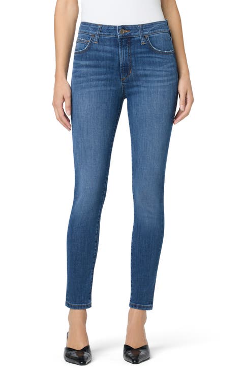 Curvy High Waist Ankle Skinny Jeans (Tori)
