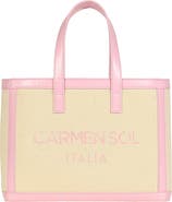 CARMEN SOL Venezia Mini Canvas Tote Bag