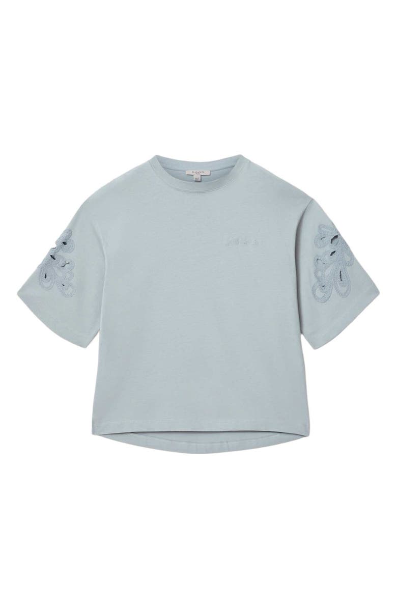 AllSaints Lola Amelie Oversize T-Shirt, Alternate, color, High Rise Blue