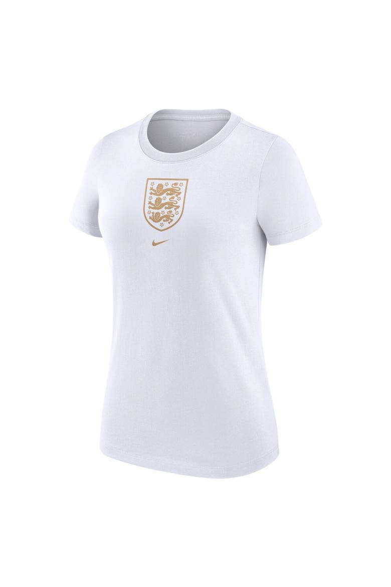 Women's Nike White England Women's National Team Crest Tri-Blend T-Shirt, Alternate, color, White