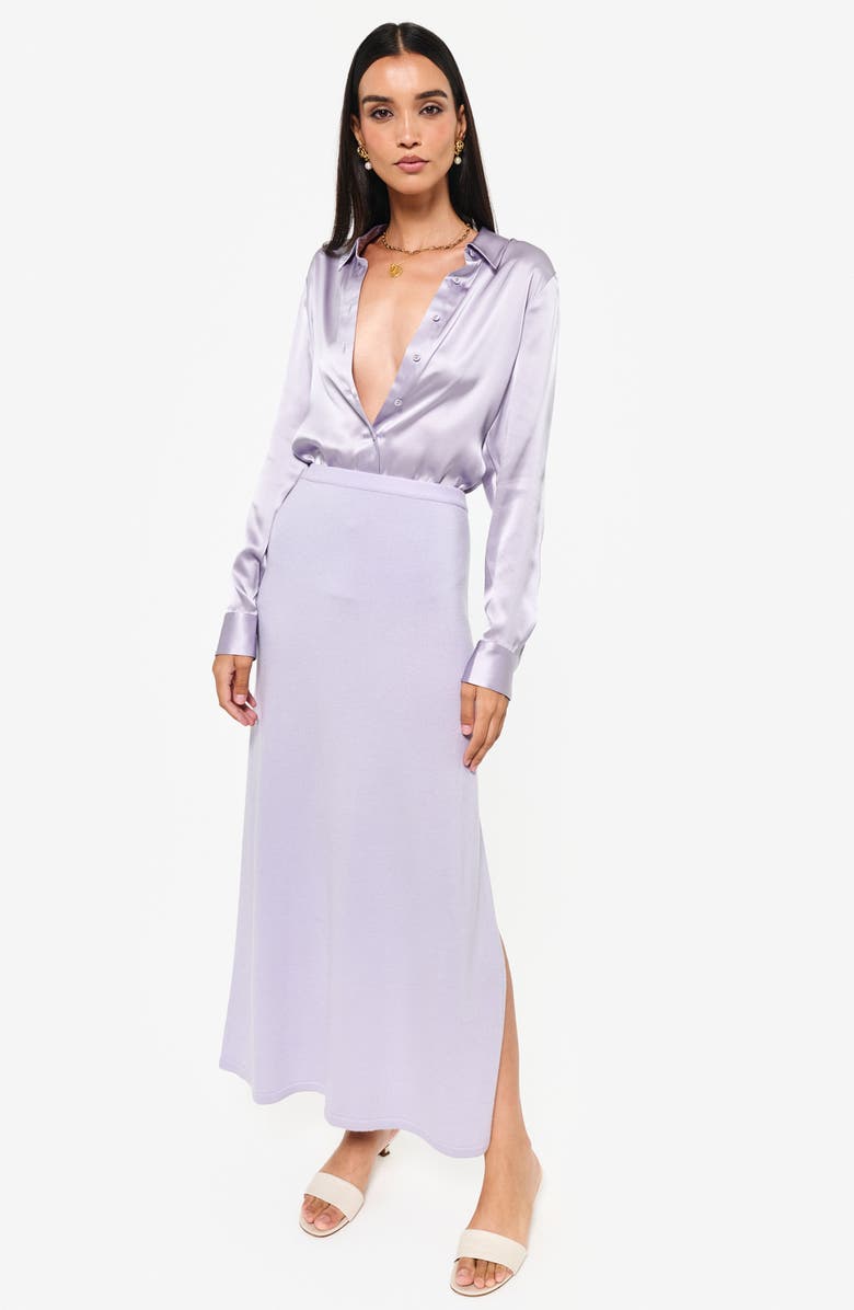 CAMI NYC Jovina Merino Wool Skirt, Alternate, color,