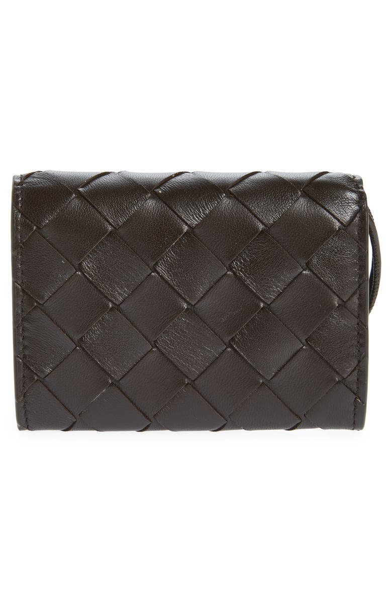Bottega Veneta Andiamo Intrecciato Leather Envelope Card Case, Alternate, color, 