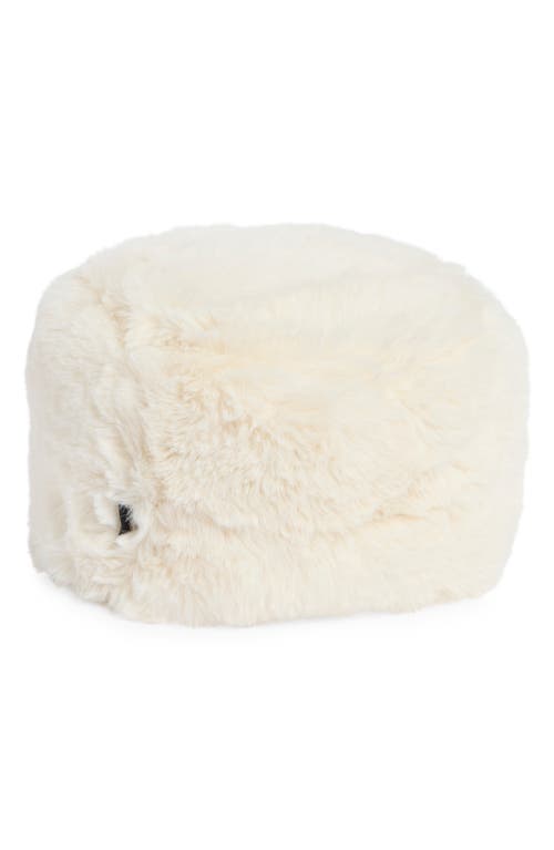 Nanette Lepore Elegant Faux Fur Hat In White