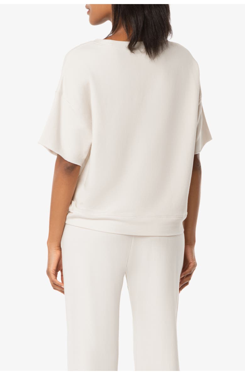 HELEN JON Short Sleeve Pullover, Alternate, color, Stone