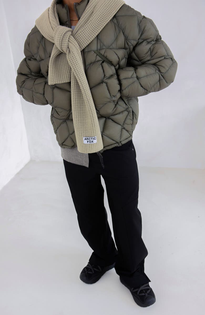 Arctic Fox & Co The Recycled Bottle Scarf, Alternate, color, Arctic Grey