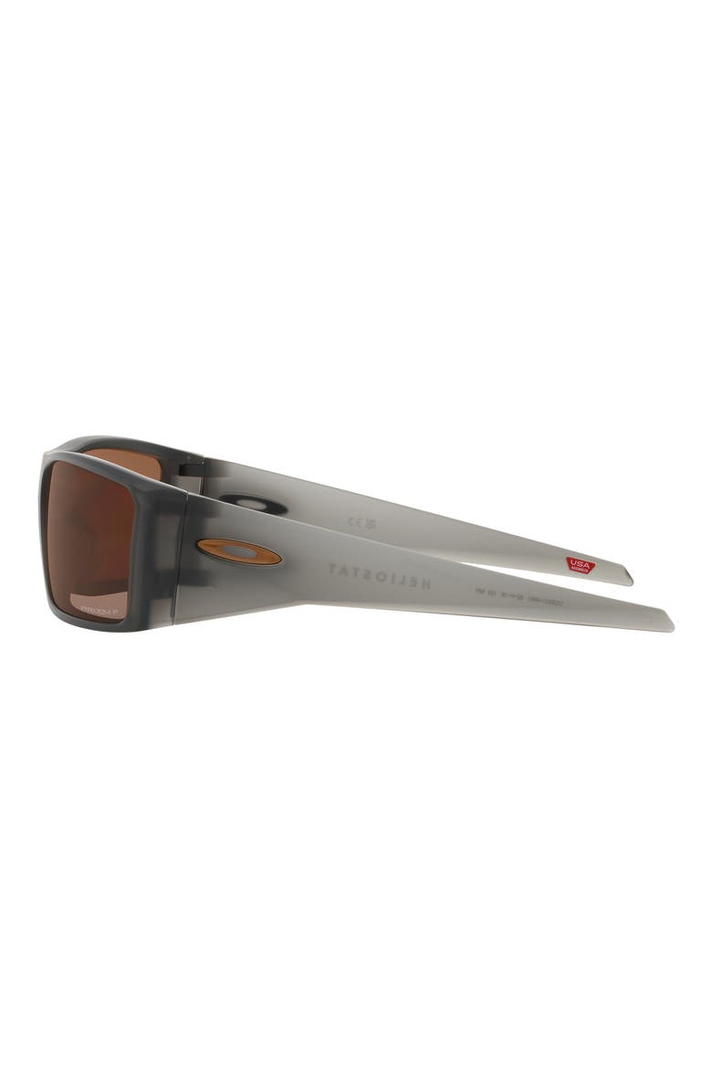 Heliostat 61mm Prizm™ Polarized Rectangular Sunglasses, Alternate, color, SMOKE