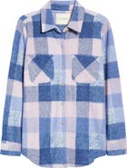 Lucky Brand Plaid Shirt Jacket