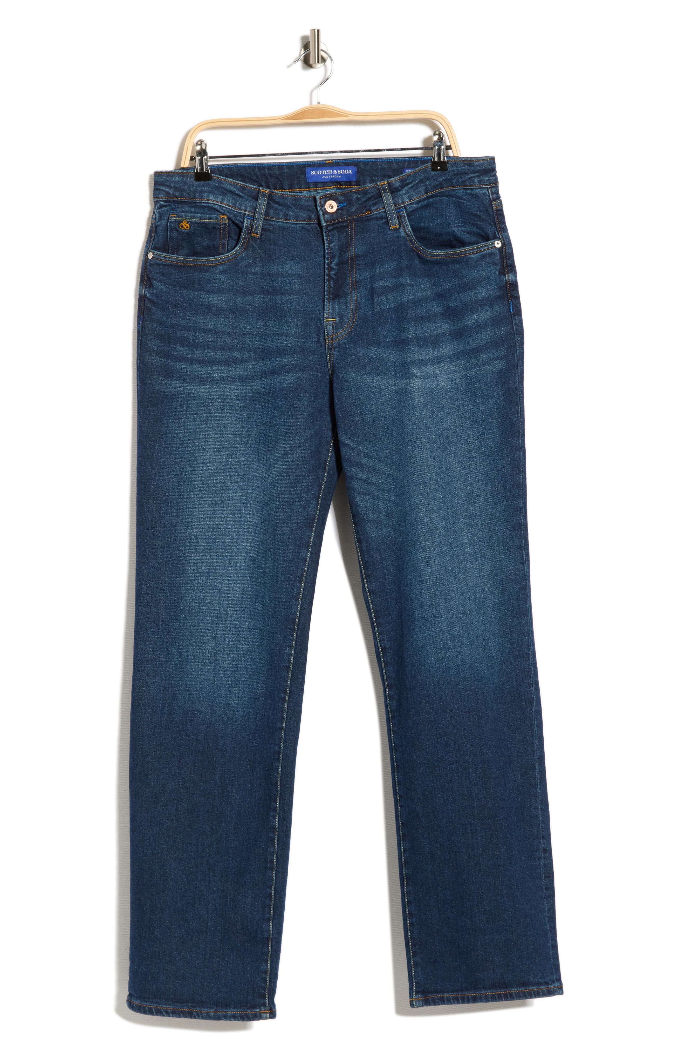 Canal Authentic Fit Straight Leg Jeans