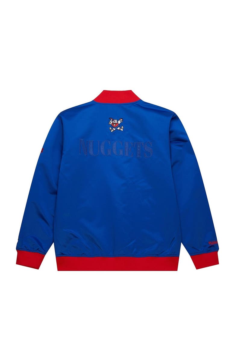 Mitchell & Ness Men's Mitchell & Ness Royal Denver Nuggets Hardwood Classics Team OG 3.0 Lightweight Satin Full-Snap Jacket, Alternate, color, Royal