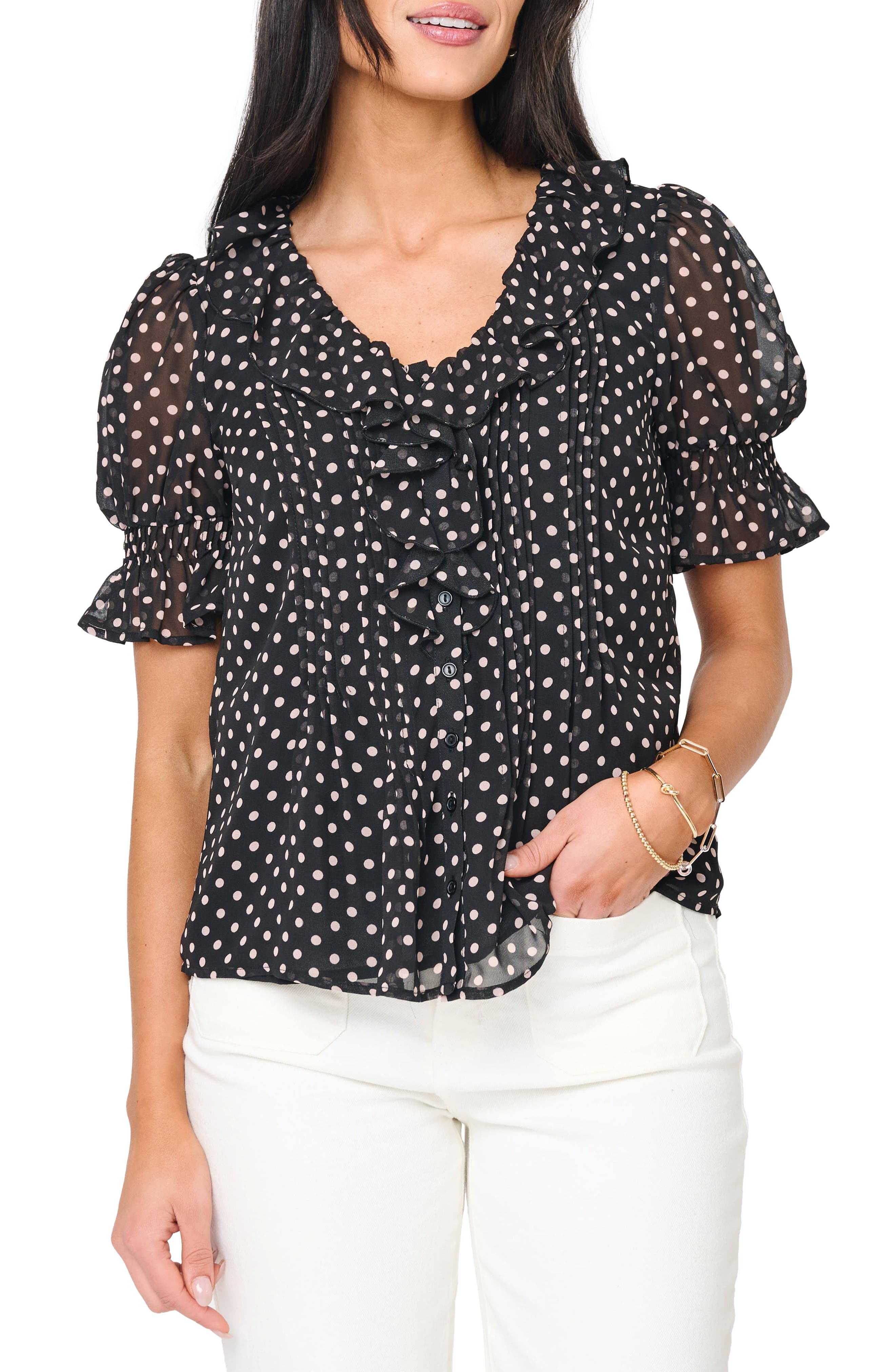 selected BLACK PEARL BLUSH DOT