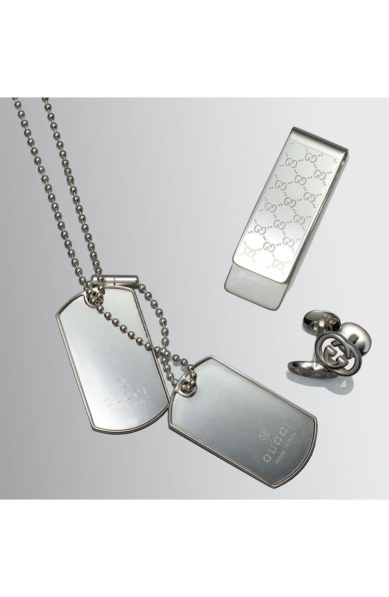 Gucci 'Icon' Silver Money Clip, Alternate, color, 