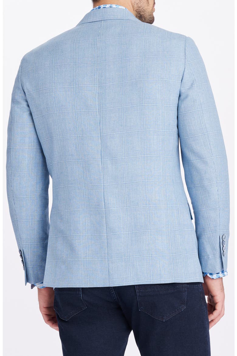 Ariadne Plaid Sport Coat, Alternate, color, LIGHT BLUE