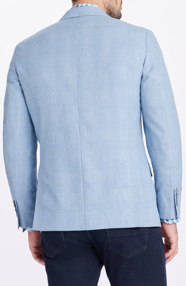 Robert Graham Ariadne Plaid Sport Coat, Alternate, color, Light Blue