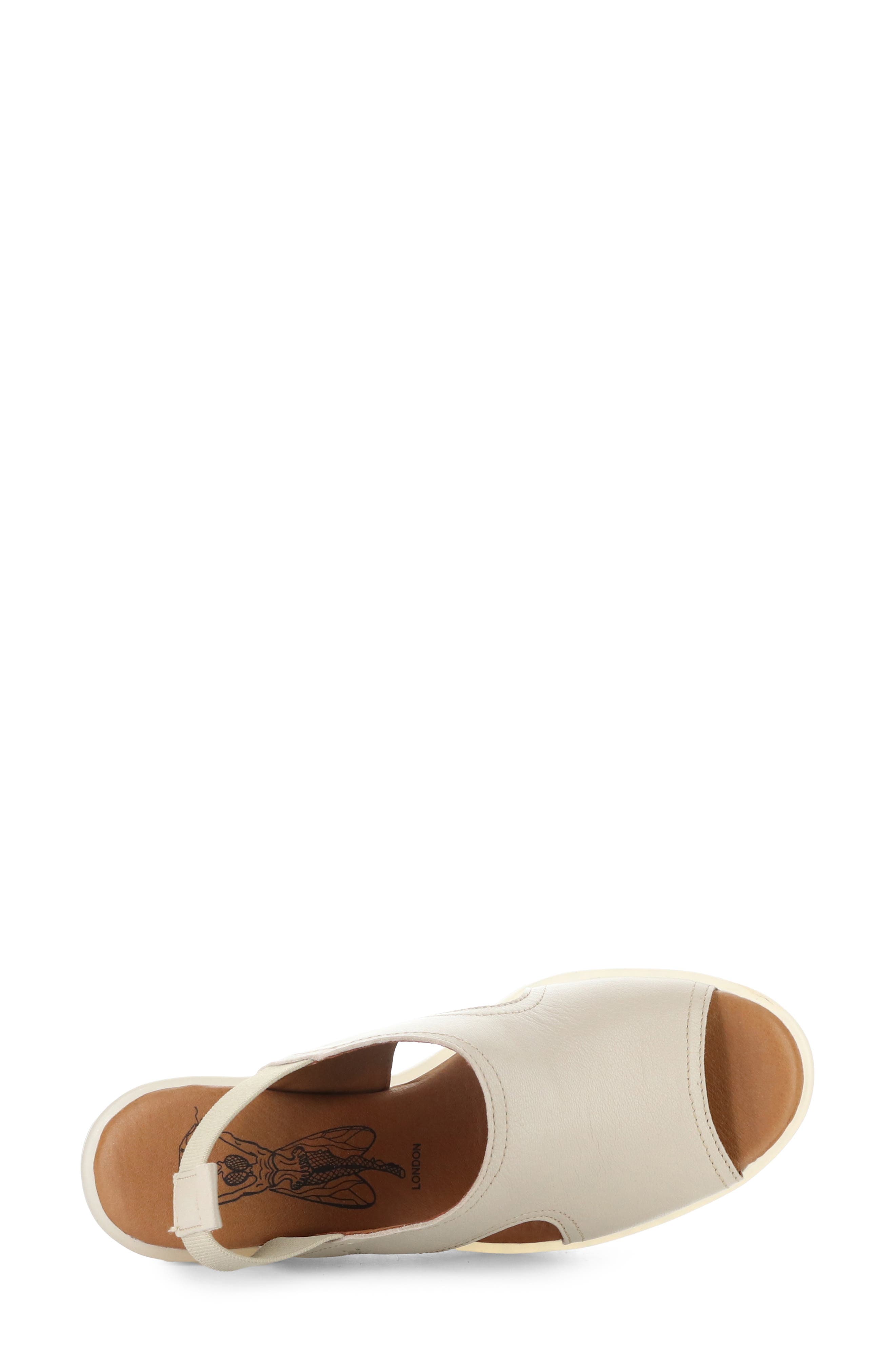 Liku Slingback Platform Wedge Sandal, Alternate, color, TAUPE