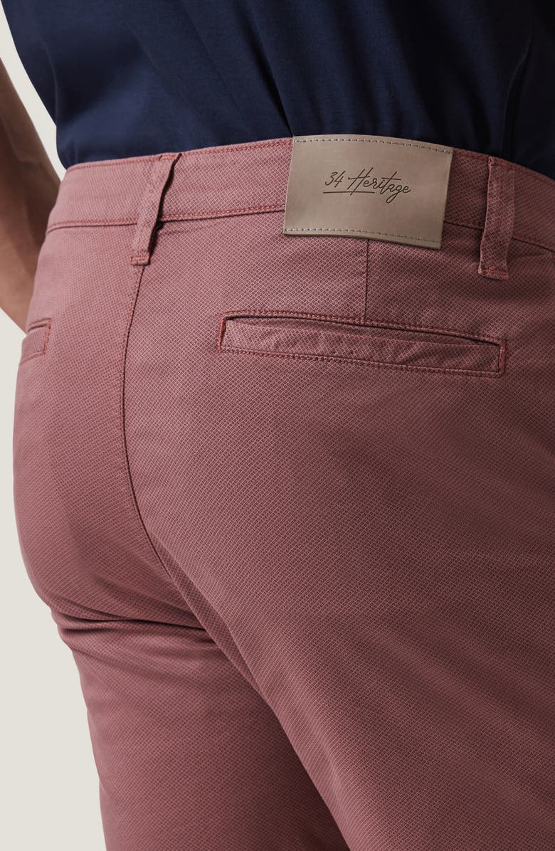 34 Heritage Arizona Slim Fit Tie Print Chino Shorts, Alternate, color, Rose Tie Print