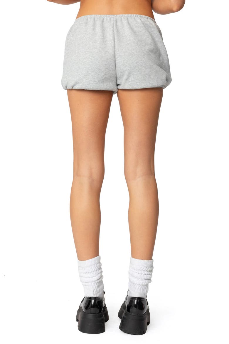 Robina Puff Fleece Shorts, Alternate, color, GRAY-MELANGE