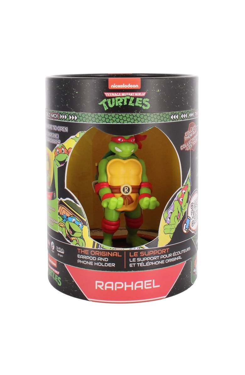 Exquisite Gaming TMNT Raphael Earbud & Phone Holder, Alternate, color, Multicolored