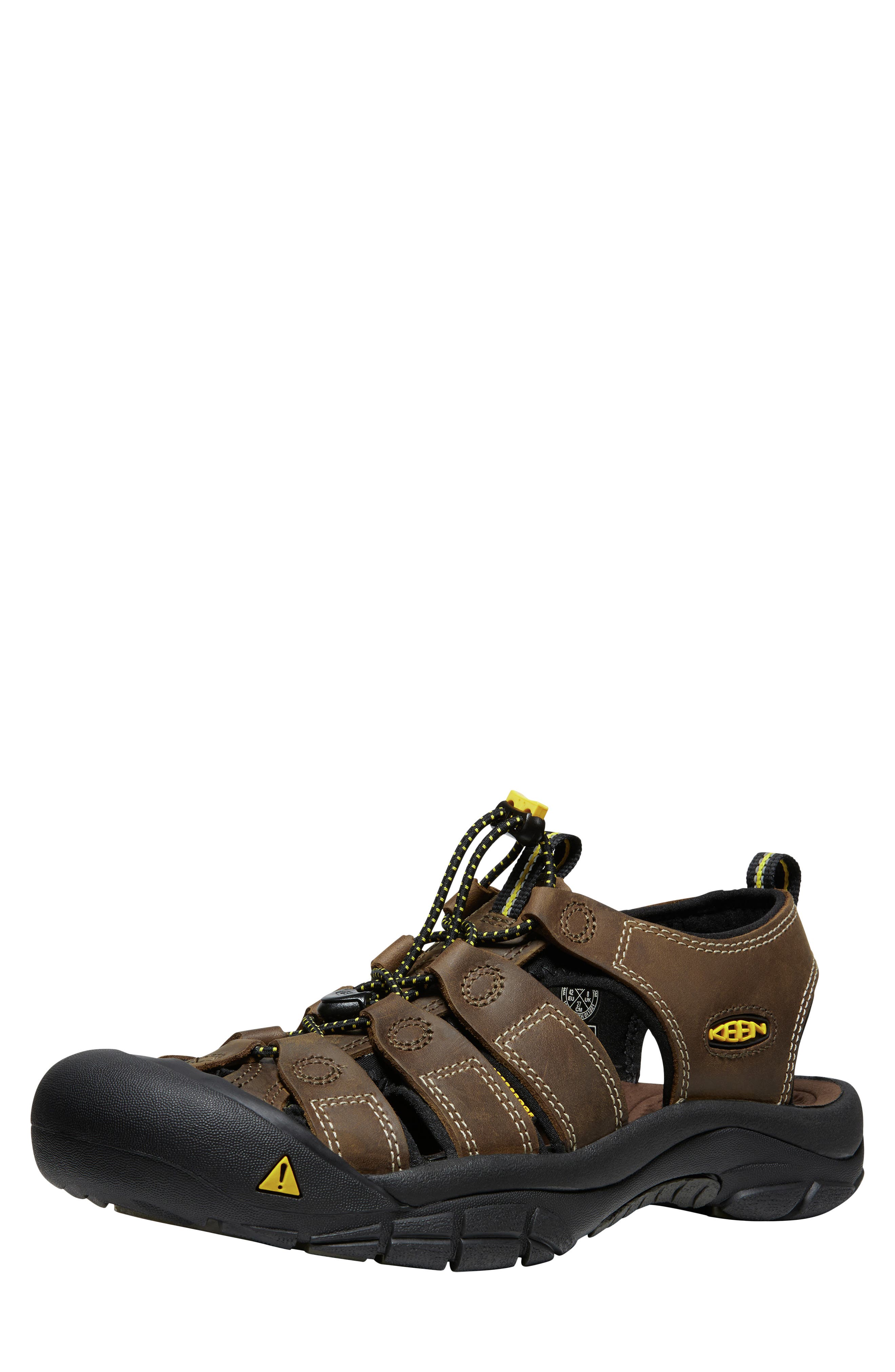 'Newport' Sandal, Alternate, color, BISON