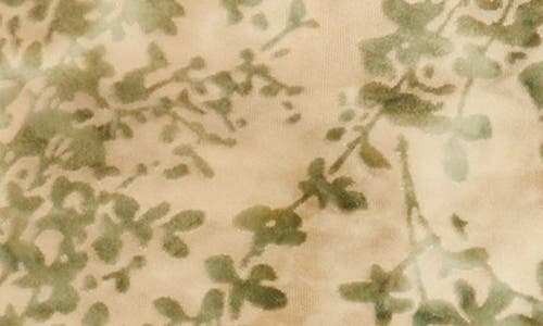 Rare London Burnout Cowl Neck Maxi Cocktail Dress In Green