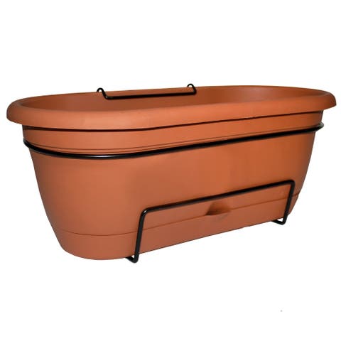 Lucca Balcony Box, Self Watering, Flower Pots And Planters