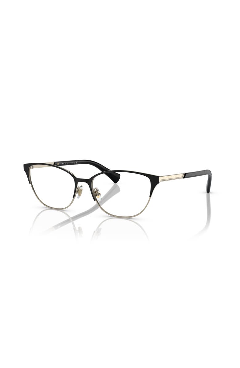 RALPH 54mm Cat Eye optical glasses, Main, color, Black