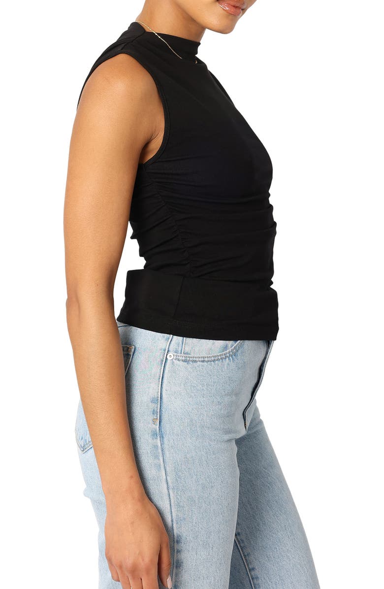 Petal & Pup Nissa Mock Neck Sleeveless Top, Alternate, color, Black