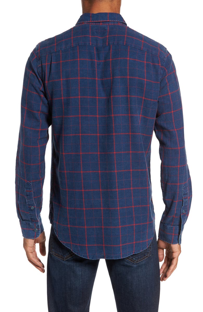 Faherty Check Sport Shirt, Alternate, color, 