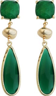 Panacea Crystal Teardrop Earrings