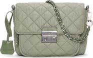 MZ Wallace Small Crosby Lock Quilted Nylon Crossbody Bag