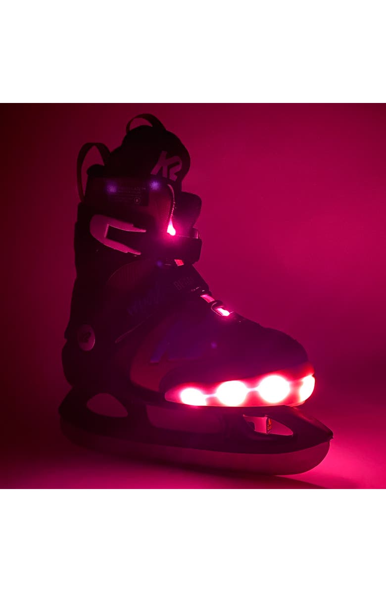 K2 Marlee Beam Girls Adjustable Ice Skates, Alternate, color, Red/Blue