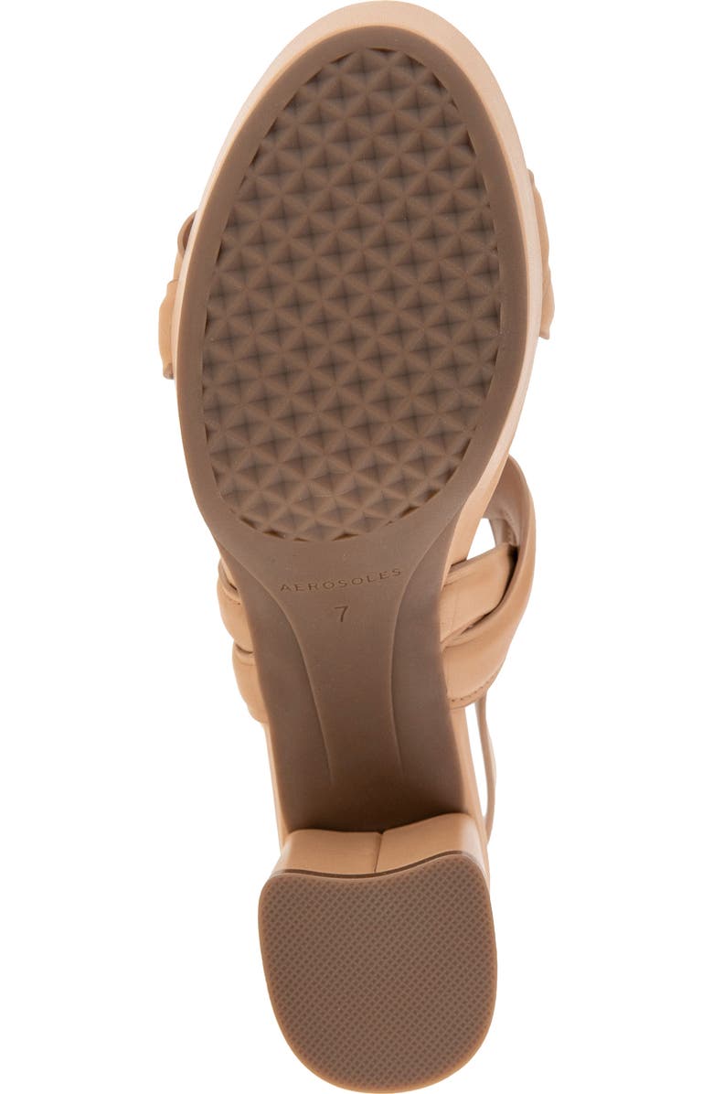 Aerosoles Camea Platform Sandal, Alternate, color, Beige Bisque Leather