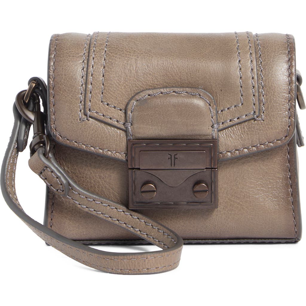 Frye Alex 4-way Mini Leather Bag In Gray