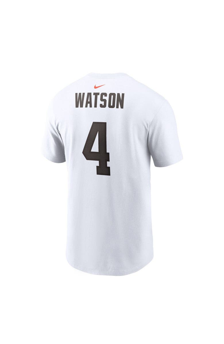 Nike Men's Nike Deshaun Watson White Cleveland Browns Player Name & Number T-Shirt, Alternate, color, White
