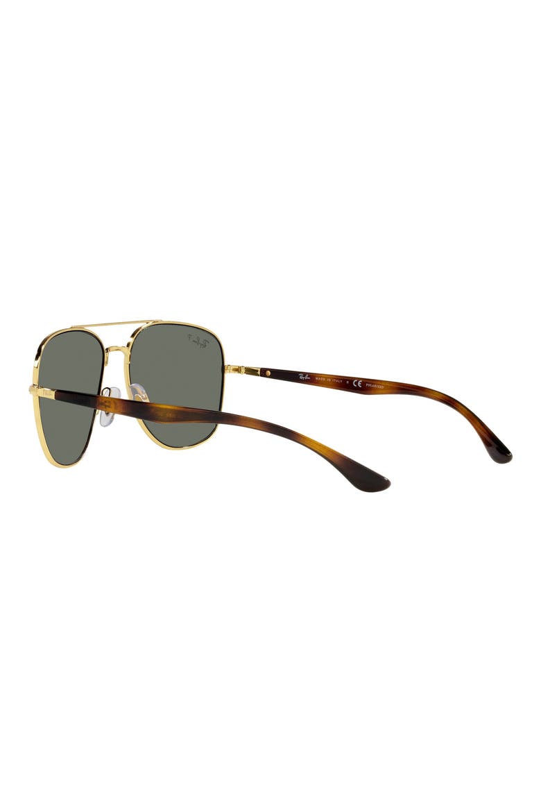 56mm Polarized Square Sunglasses, Alternate, color, ARISTA/ POLAR GREEN