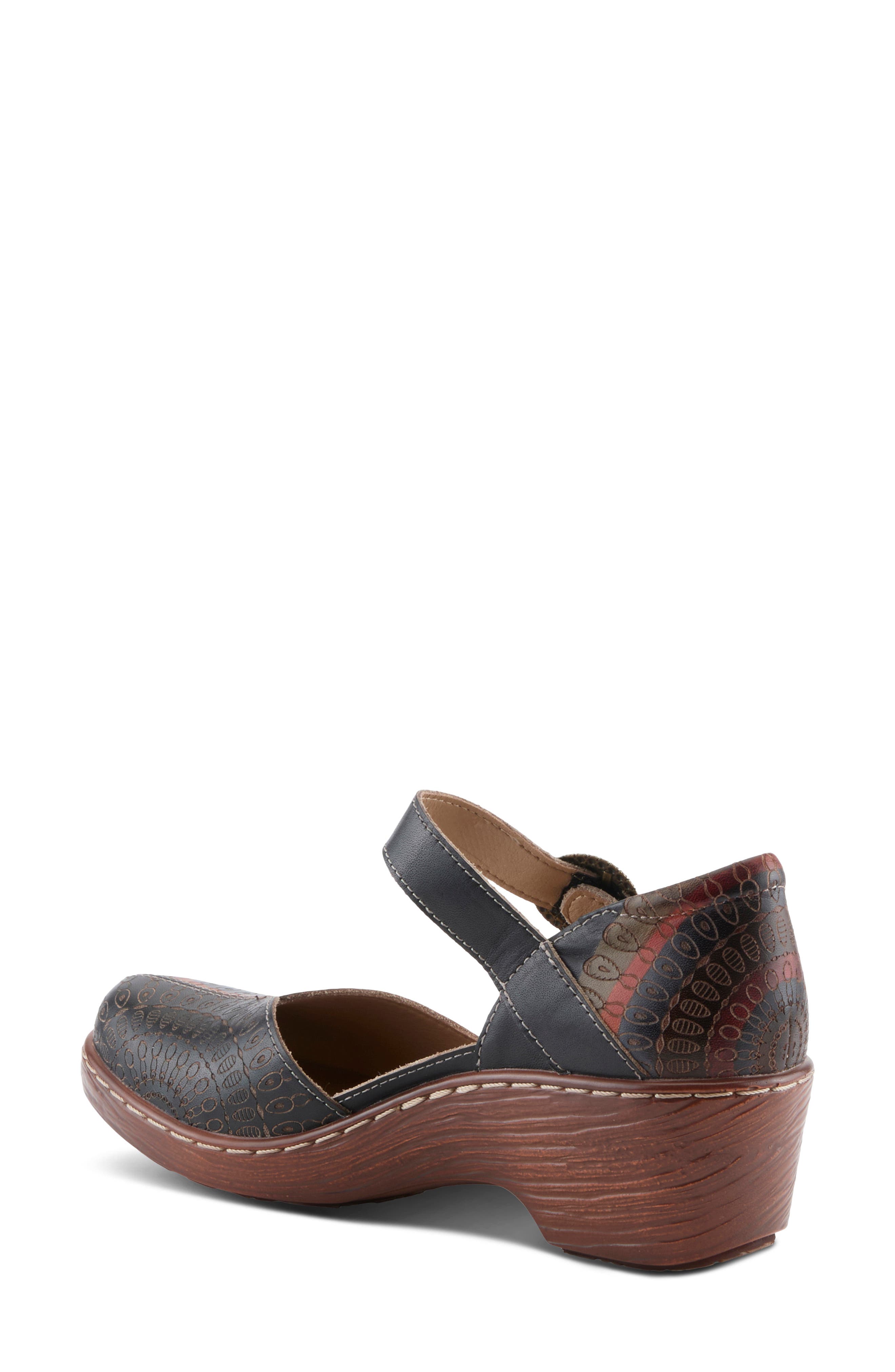 Veesome Leather Mary Jane Pump, Alternate, color, BLACK MULTI