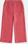Deux par Deux Velour Elastic Waist Flare Pants