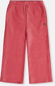 Deux par Deux Velour Elastic Waist Flare Pants