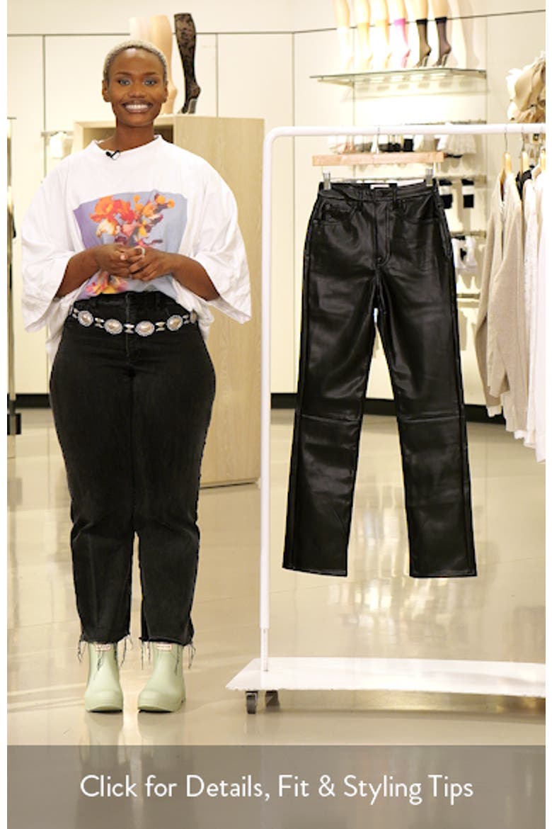 Rae Faux Leather Pants video