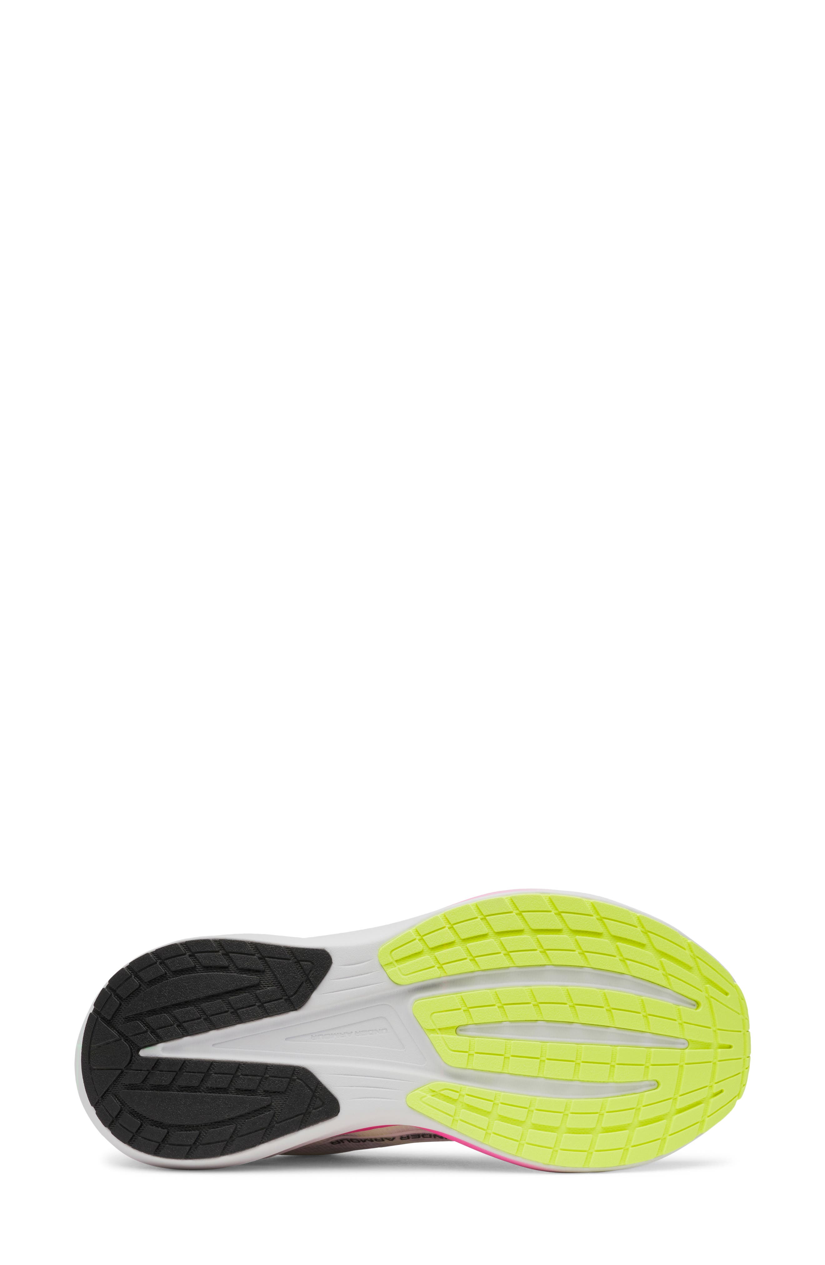 UA Velociti Pace Running Shoe, Alternate, color, WHITE / REBEL PINK / CAPRI