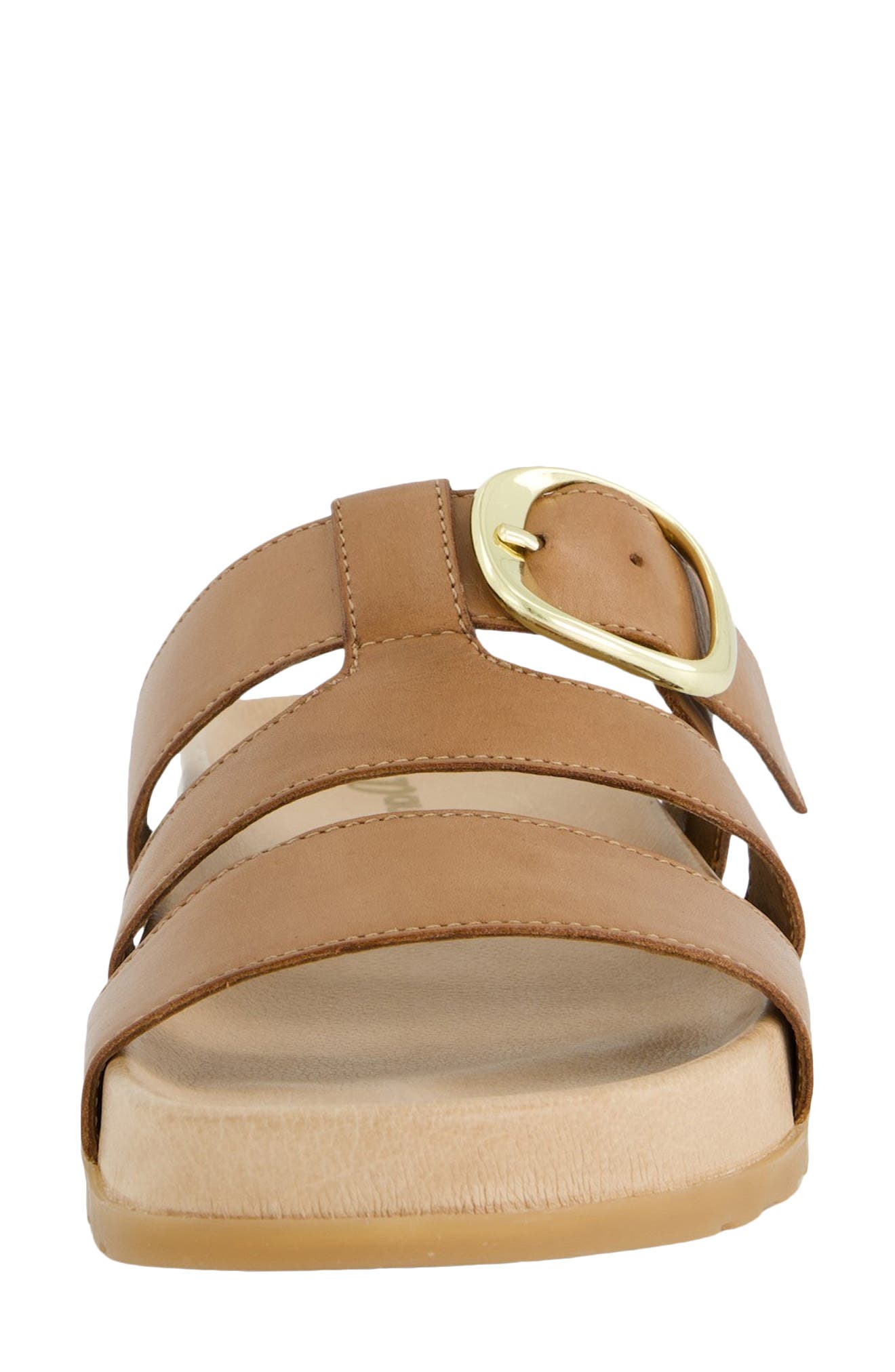 Diego Platform Slide Sandal, Alternate, color, SAHARA SOFT LEATHER