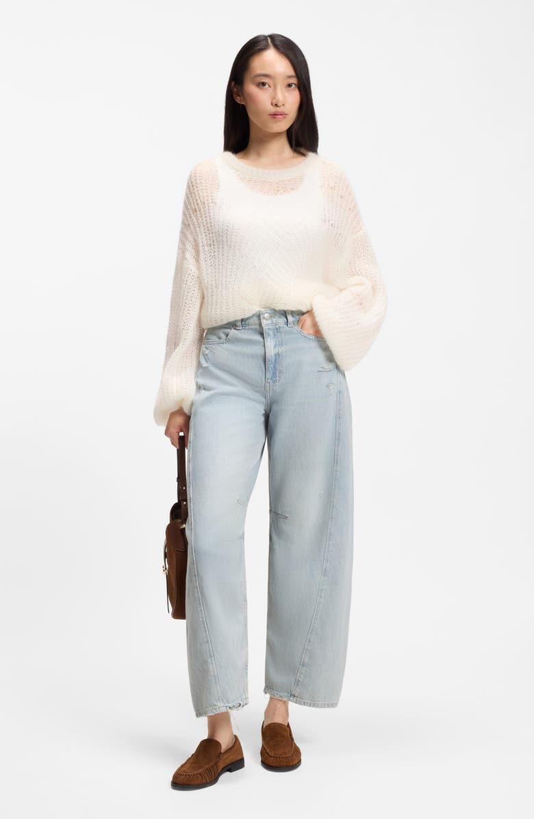 BOSS Orange Balloon Jeans, Alternate, color, Light Blue