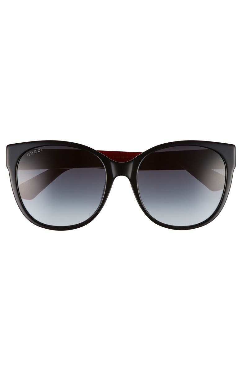 Gucci 56mm Cat Eye Sunglasses, Alternate, color, 