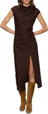 Sanctuary Autumn's Best Plaid Midi Dress