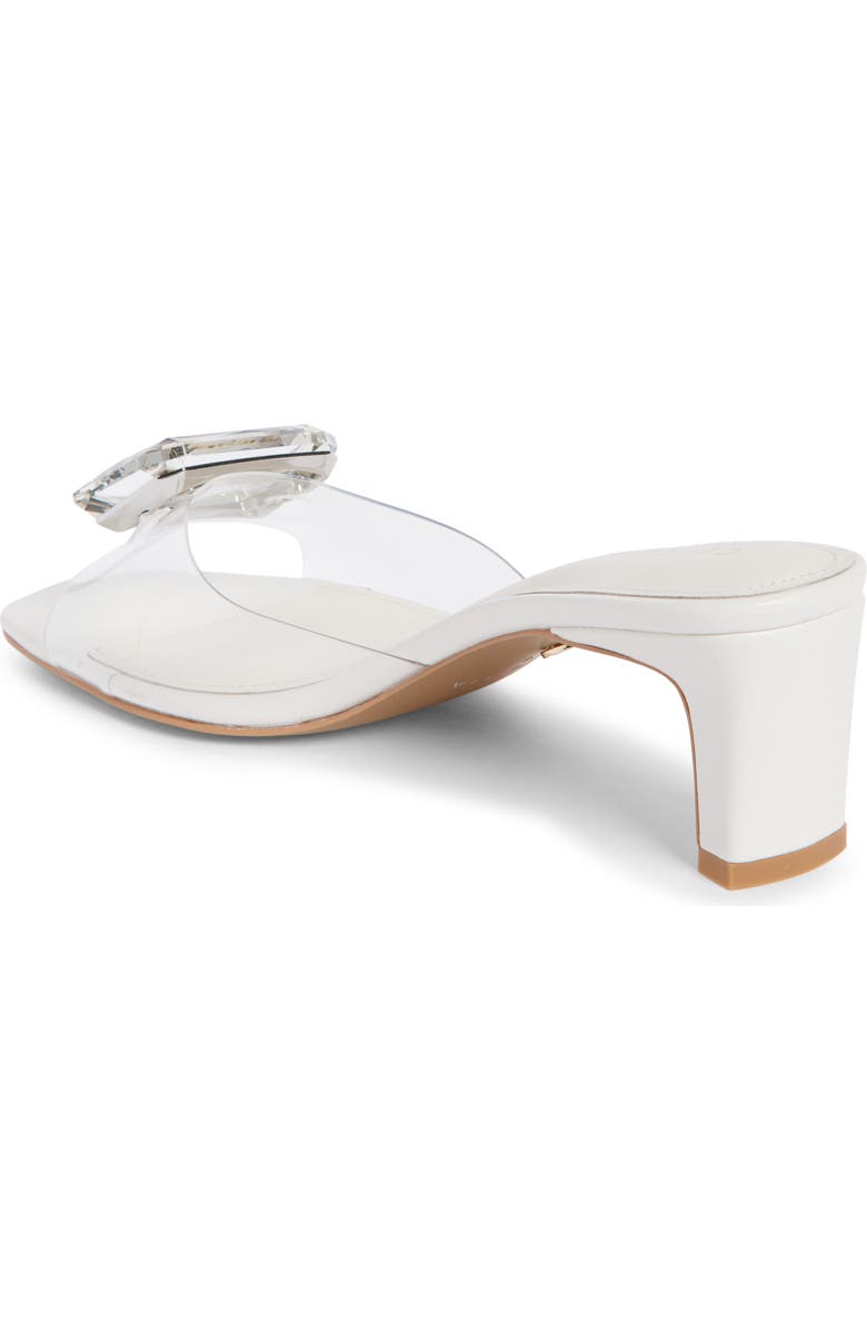 Cecelia New York Park Avenue Jewel Detail Sandal, Alternate, color, Alabaster