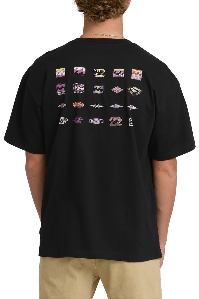 Timeline OG Fit Cotton Graphic T-Shirt, Alternate, color, BLACK